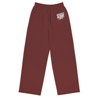 Burgundy Unapologetic Hijabi™ Wide-Leg Pants - Modestly Vogue 