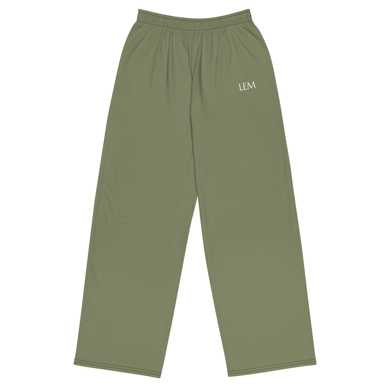 LEM Studio Swim Olive wide-leg pants - Modestly Vogue 
