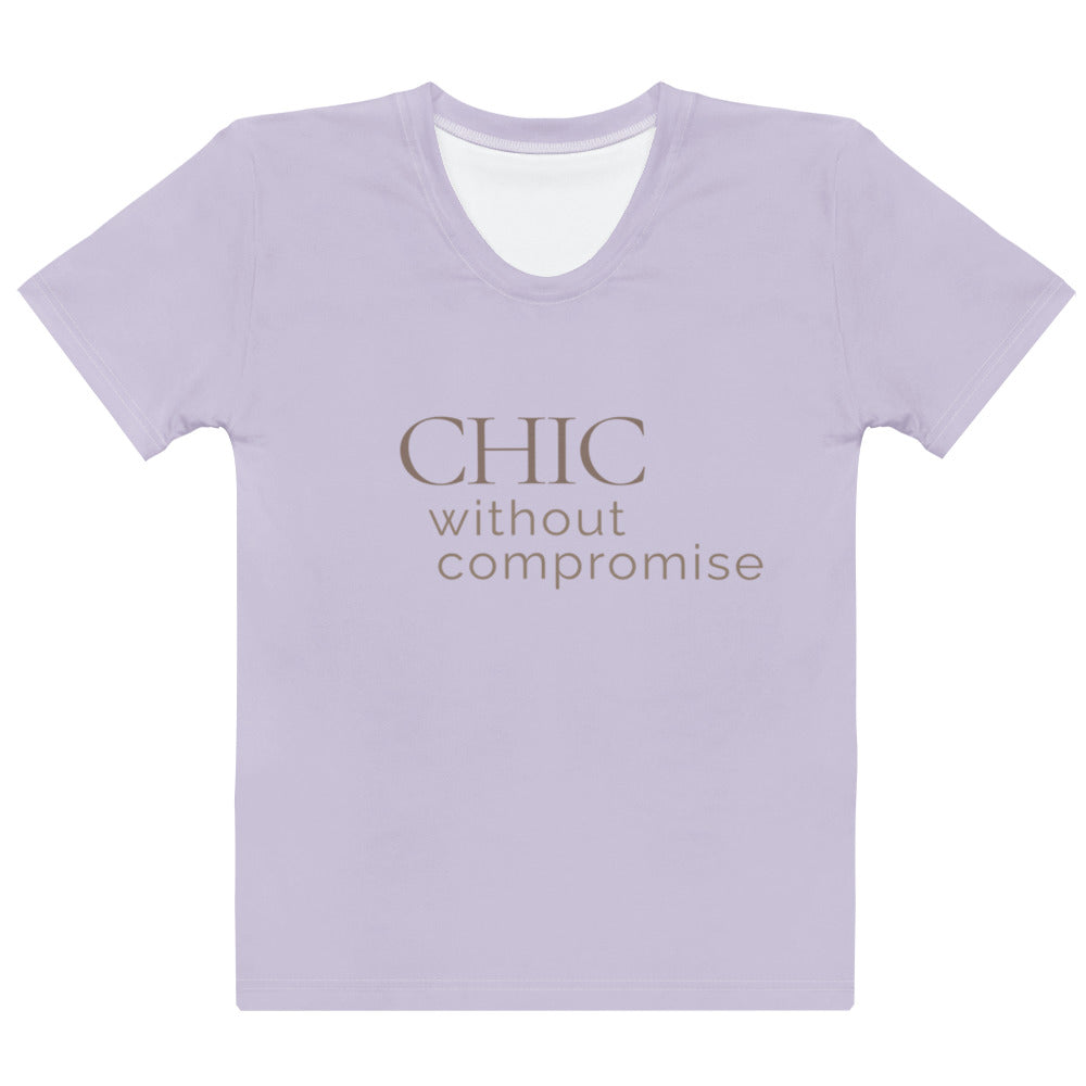 Modest Mindset Chic Crew Neck Tee -  Lavender Mist - Modestly Vogue 