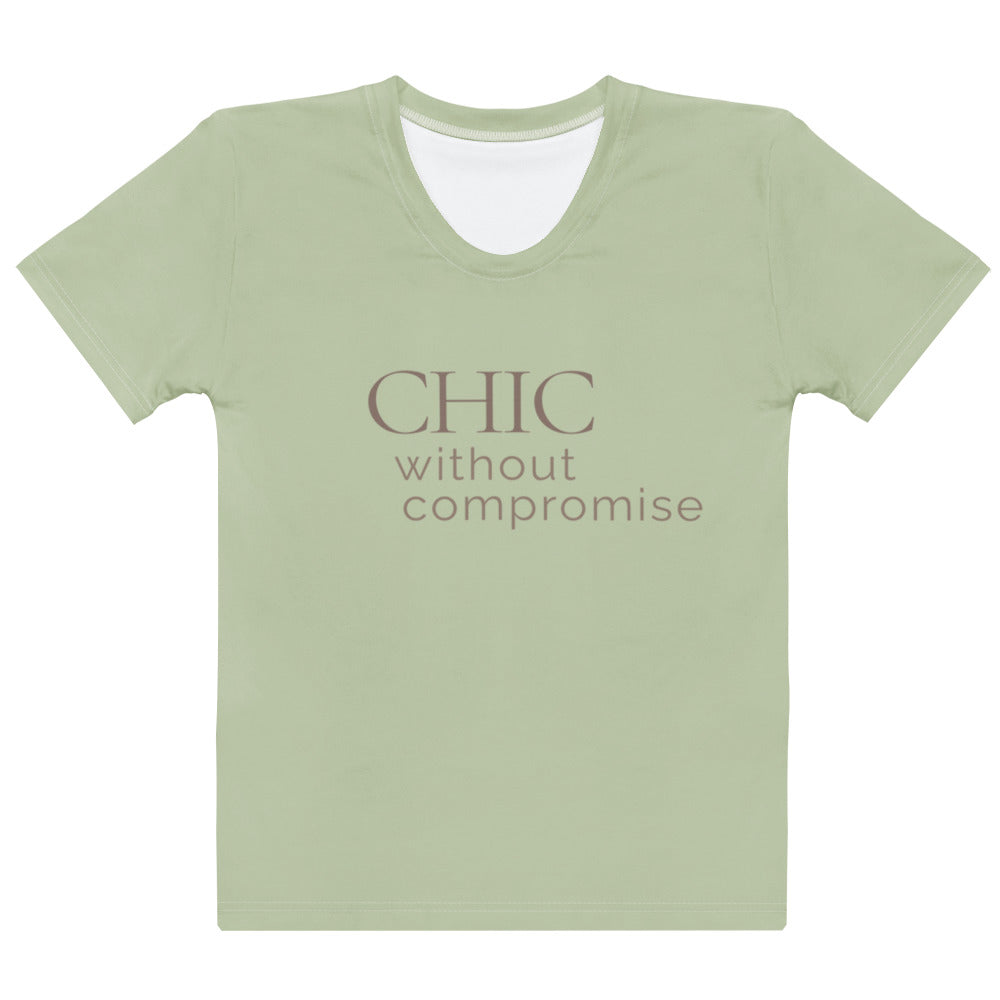 Modest Mindset Chic Crew Neck Tee- Soft Sage - Modestly Vogue 