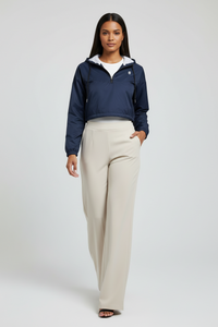 Midnight LEM Women’s cropped windbreaker - Modestly Vogue 