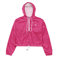 LEM Candy Pink cropped windbreaker - Modestly Vogue 