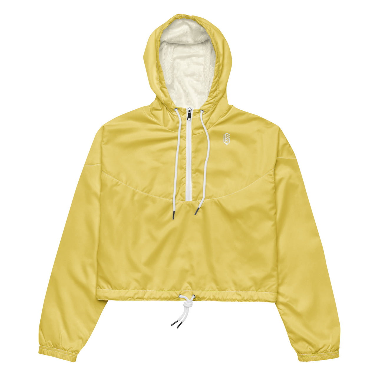 LEM Butter Yellow cropped windbreaker - Modestly Vogue 