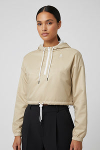 LEM Sand cropped windbreaker