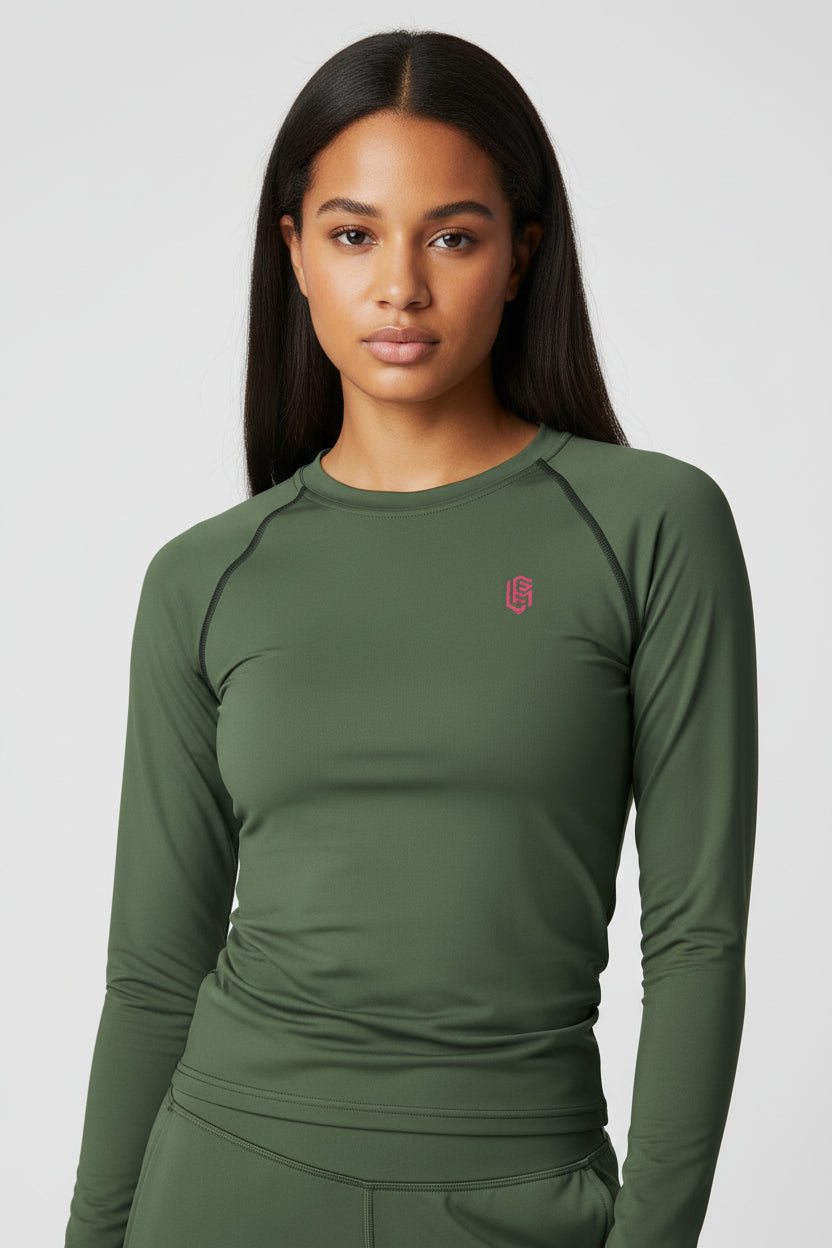 LEM Olive Core Edit Performance Top