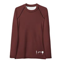 Burgundy Unapologetic Hijabi™ Performance Top - Modestly Vogue 
