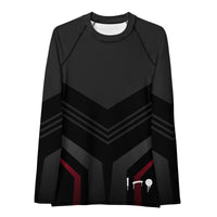 Chevron Print Black Unapologetic Hijabi™ Performance Top - Modestly Vogue 