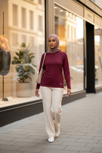 Bordeaux Hijabi Energy™ Performance Top
