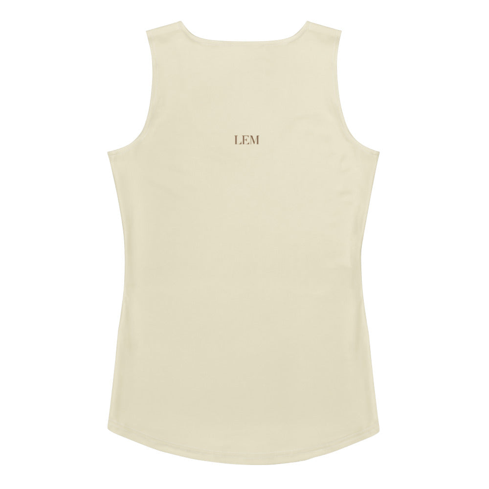 LEM Cream Tank Top - Modestly Vogue 