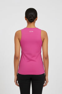 LEM Candy Pink Tank Top - Modestly Vogue 