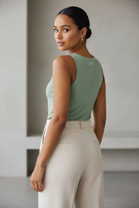 LEM Sage Performance Tank Top - Modestly Vogue 