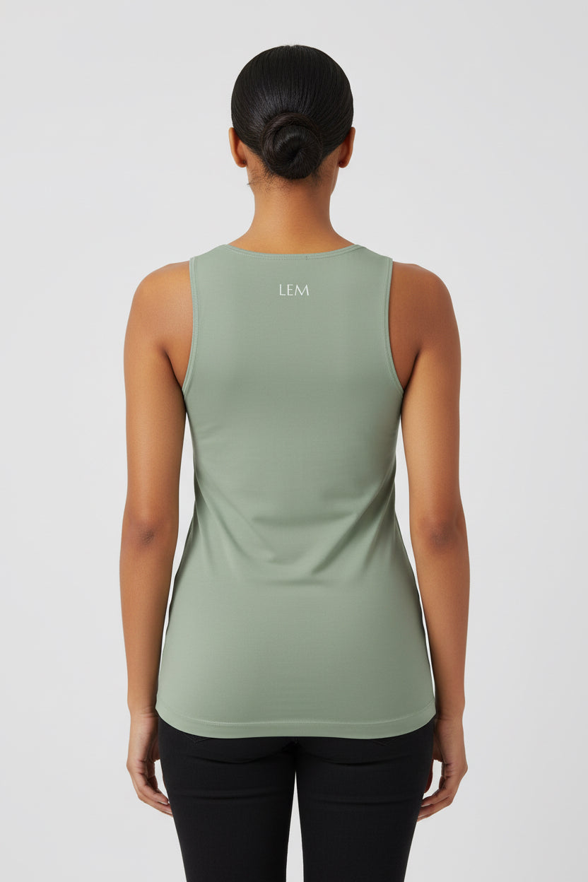 LEM Sage Performance Tank Top - Modestly Vogue 