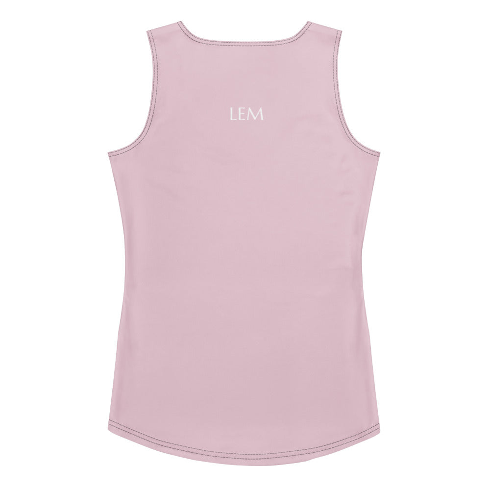 Pink Lace LEM Seamless Tank Top - Modestly Vogue 