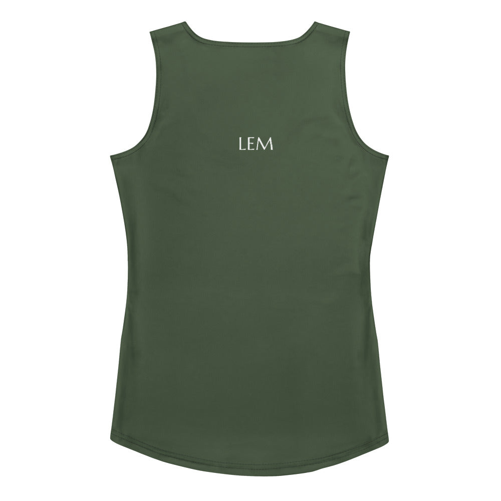 Olive Seamless Tank Top - Modestly Vogue 