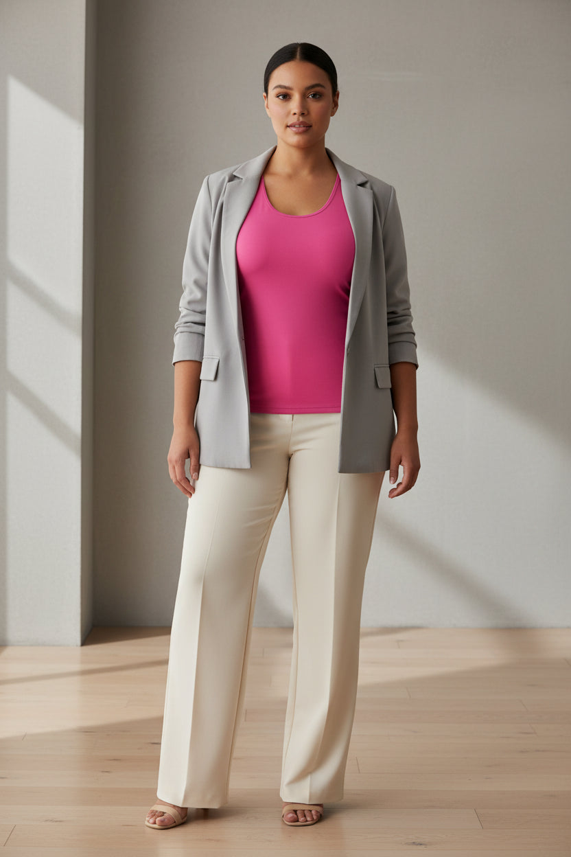 LEM Candy Pink Tank Top - Modestly Vogue 