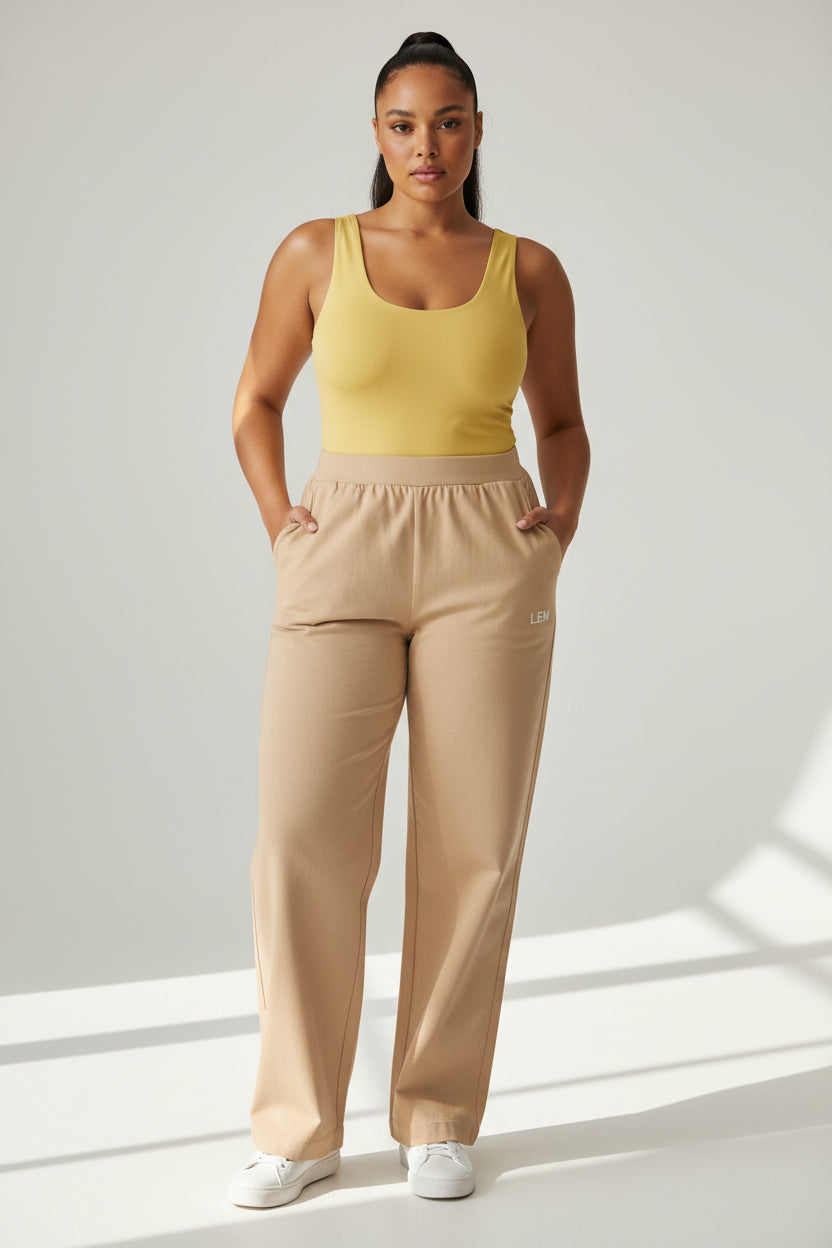 LEM Butter Yellow Tank Top - Modestly Vogue 