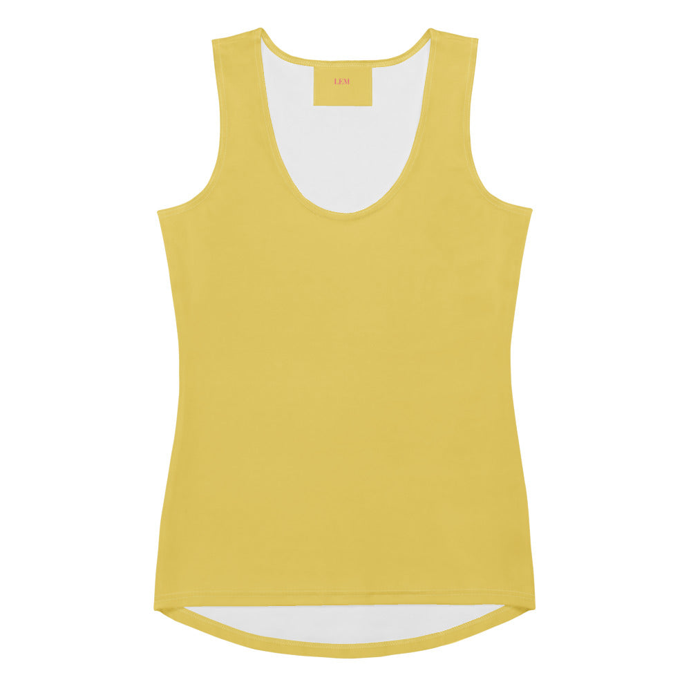 LEM Butter Yellow Tank Top - Modestly Vogue 