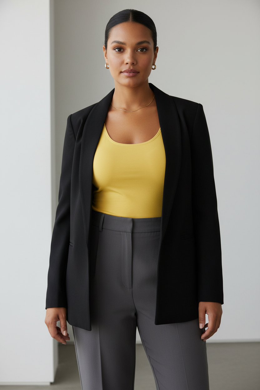LEM Butter Yellow Tank Top - Modestly Vogue 
