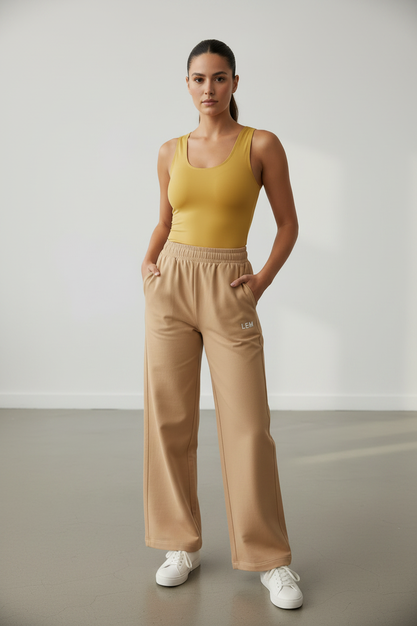 LEM Butter Yellow Tank Top - Modestly Vogue 