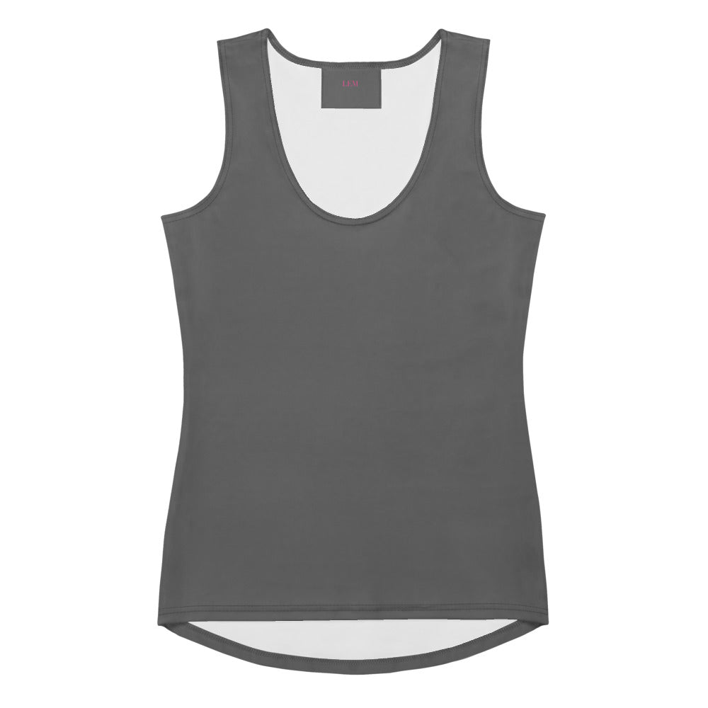 Grey LEM Seamless Tank Top - Modestly Vogue 