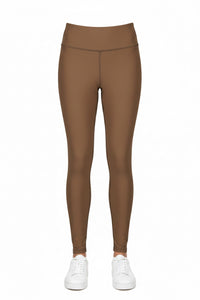 Hijabi Energy Mocha Layering Leggings - Modestly Vogue 