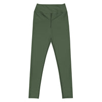 Hijjabi Energy Olive Layering Leggings - Modestly Vogue 