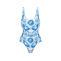 Long Sleeve One-piece Swimsuit Female Surfing Suit - Modestly Vogue 