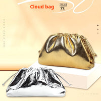 Elegant Pleated Cloud Clutch Purse - Modestly Vogue - Modestly Vogue 