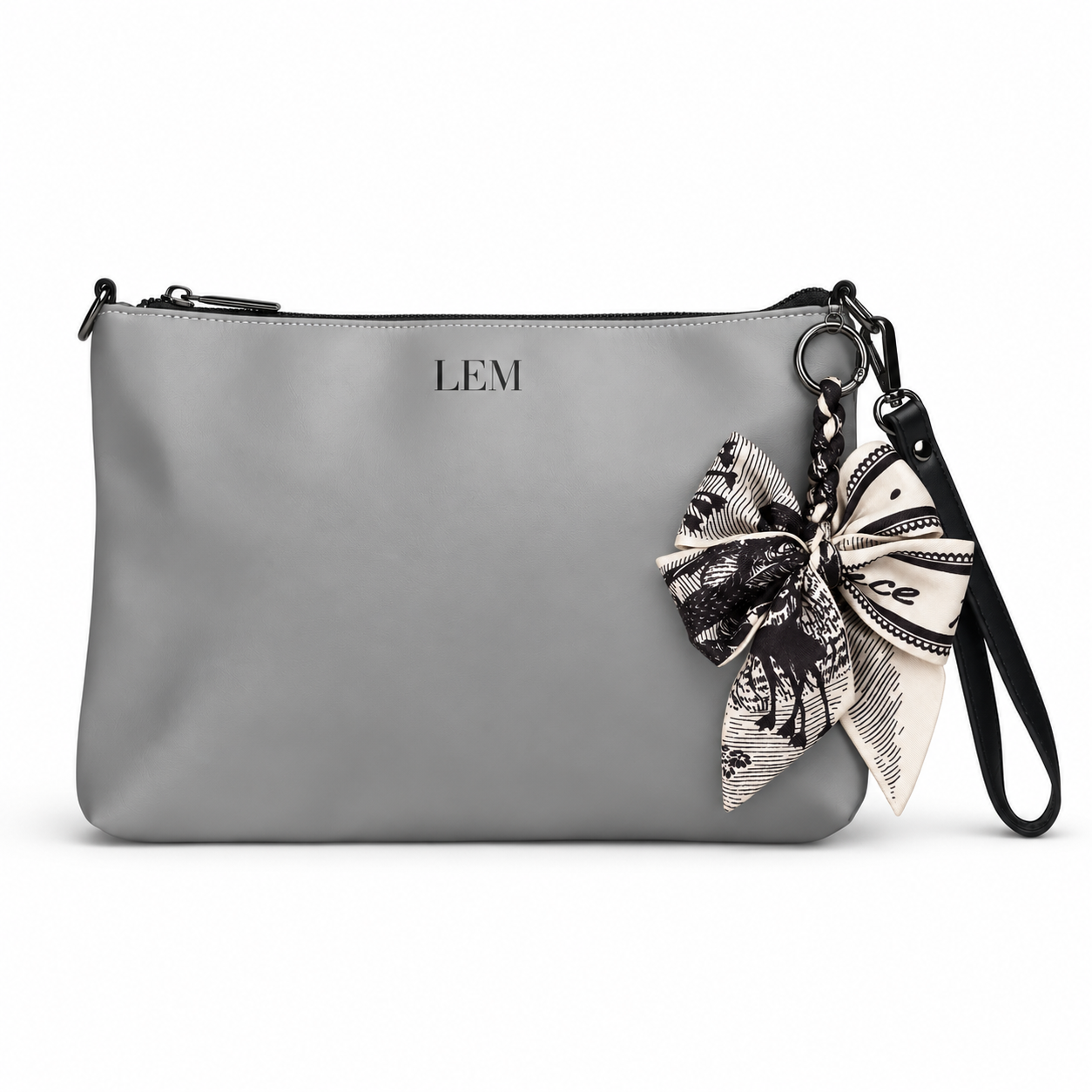 Grey LEM Crossbody bag Purse