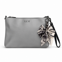 Grey LEM Crossbody bag Purse