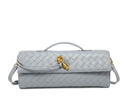 Woven Bag Shoulder Fashion Clutch Crossbody Bag