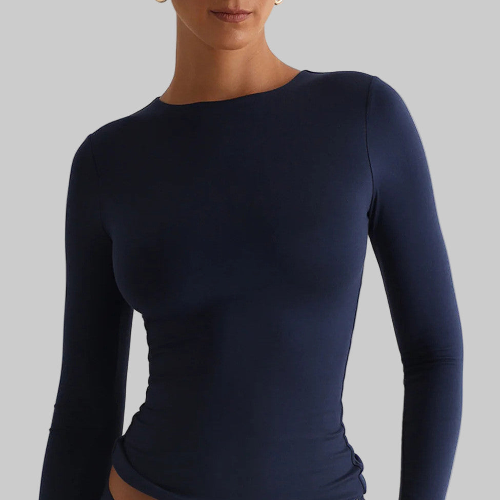 Layering Long Sleeve Top T-Shirt FItted