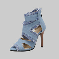 Summer Plus Size High Heel Sandals for Women - Modestly Vogue 