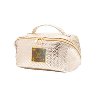Upcycled LV Travel Pouch – Eco-Luxury for Everyday Use - Modestly Vogue 