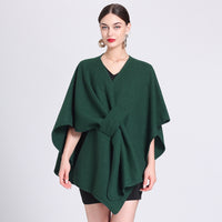 Chic Shawl Cape Poncho | Fashionable Outerwear Cape - Modestly Vogue 