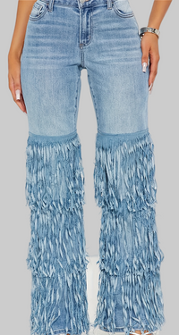 Women's Casual Pants Thin Imitation Jeans - Modestly Vogue 