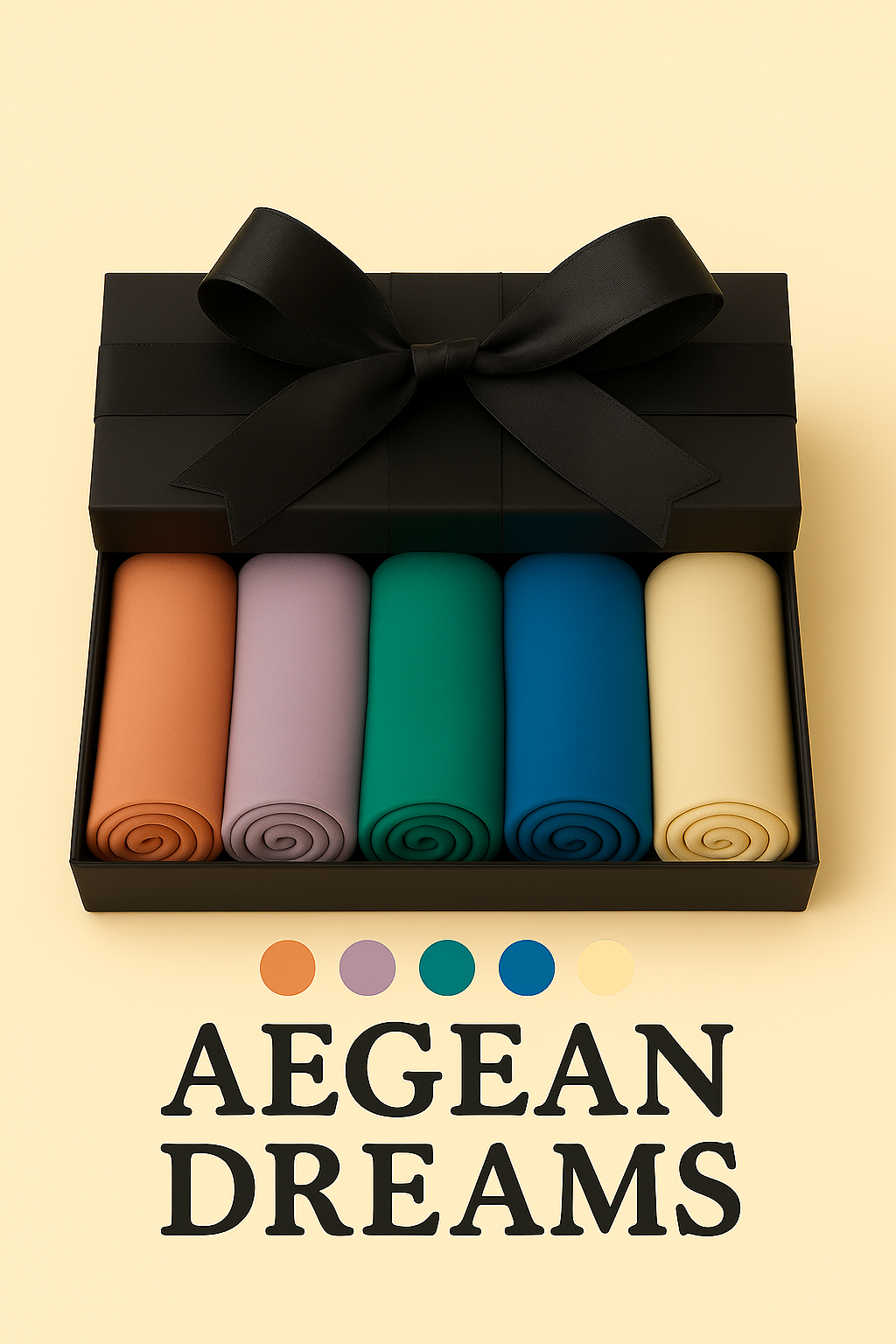 Aegean Dreams Box – Build Your Own Themed Set of Premium Chiffon Hijabs - Modestly Vogue 