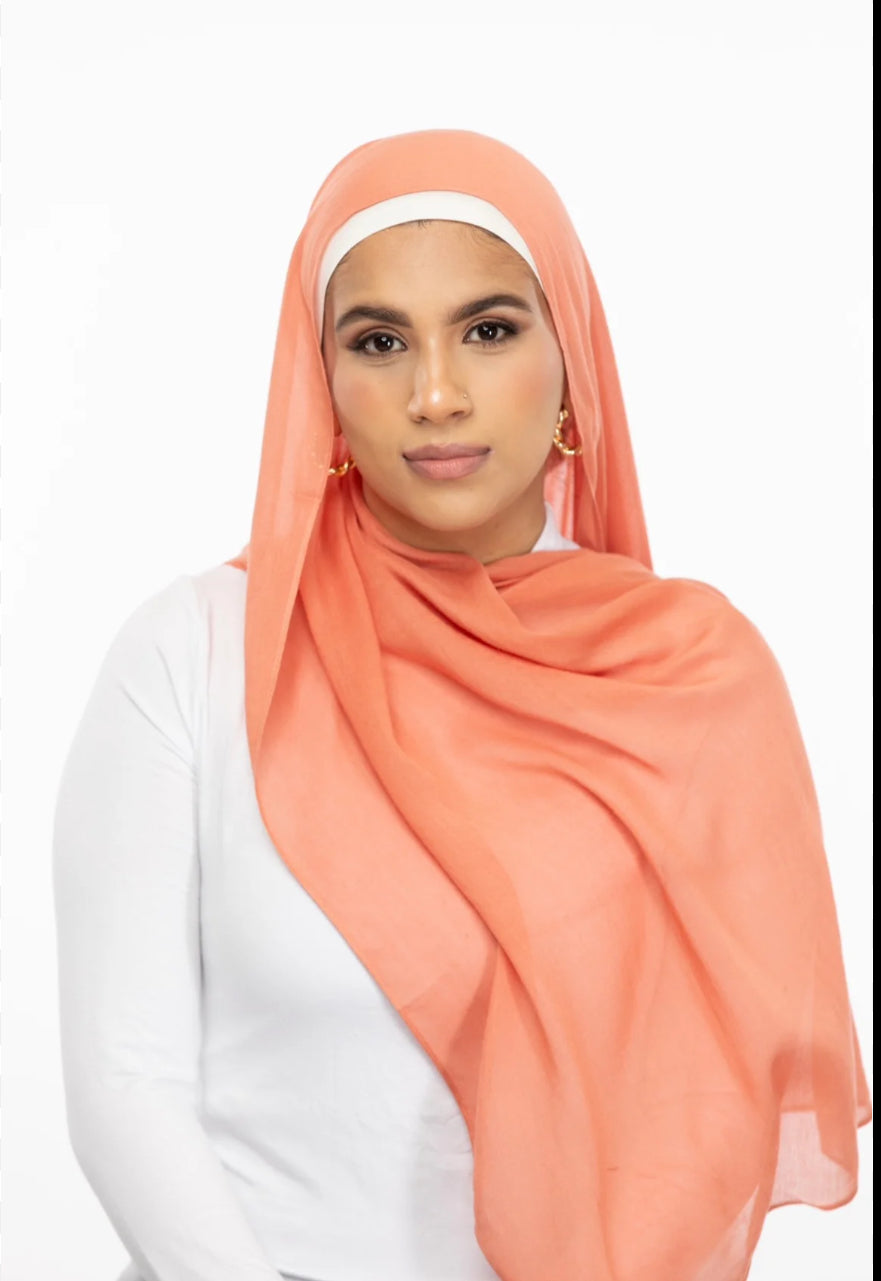Morning Glow Hijab Box – Set of 5 Premium Chiffon Hijabs - Modestly Vogue 