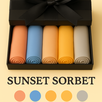Sunset Sorbet Box – Build Your Own Themed Set of Premium Chiffon Hijabs - Modestly Vogue 