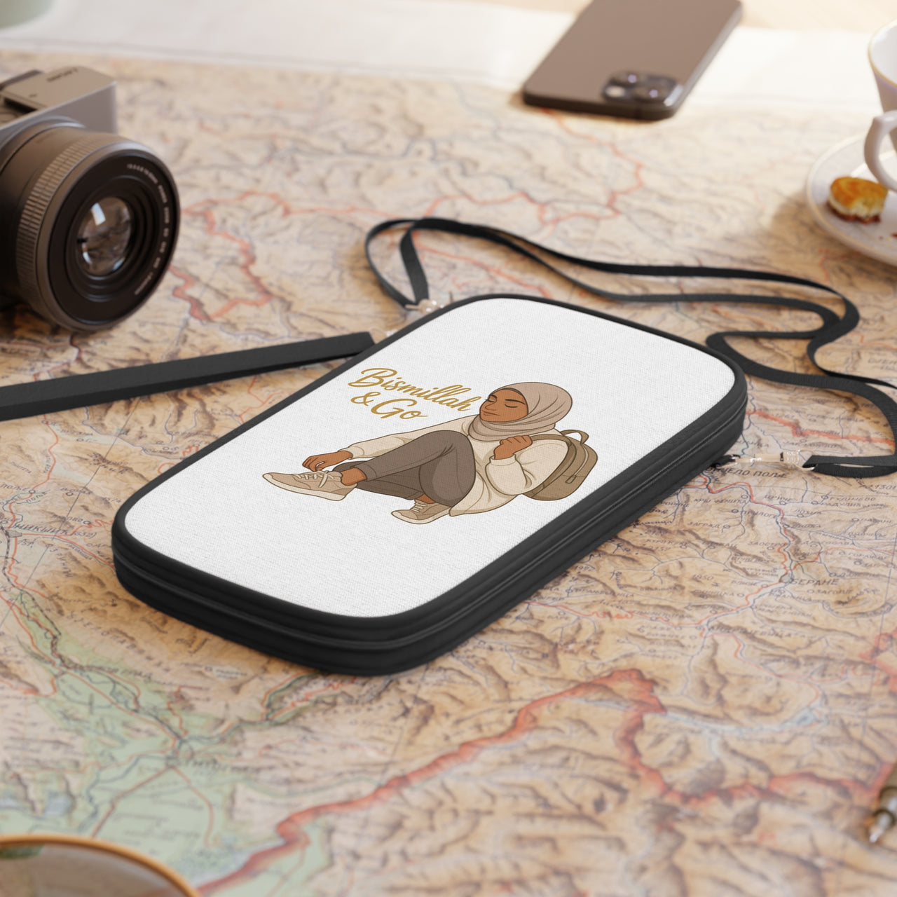 The Hijabi GIrl by LoLo Stylish Hijab Girl Passport Wallet - Perfect for Travelers & Adventurers - Modestly Vogue 