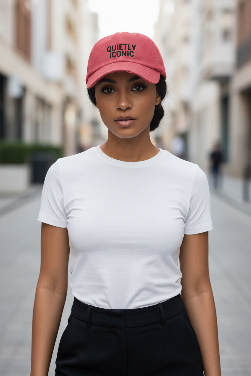 Quietly Iconic Unisex Distressed Cap – Casual Trendy Hat for Everyday Style - Modestly Vogue 