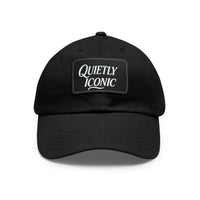 Black Face Quietly Iconic Rustic Hat with Leather Patch – Minimalist Statement Cap - Modestly Vogue 