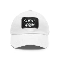 Black Face Quietly Iconic Rustic Hat with Leather Patch – Minimalist Statement Cap - Modestly Vogue 