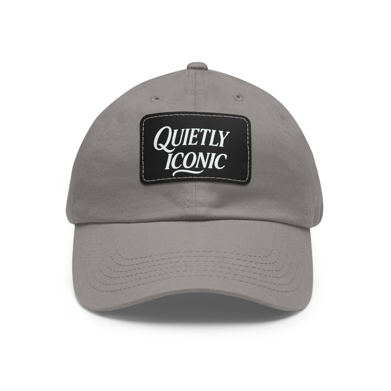 Black Face Quietly Iconic Rustic Hat with Leather Patch – Minimalist Statement Cap - Modestly Vogue 