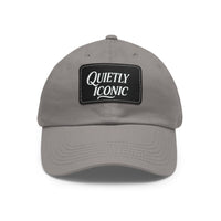 Black Face Quietly Iconic Rustic Hat with Leather Patch – Minimalist Statement Cap - Modestly Vogue 