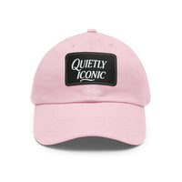Black Face Quietly Iconic Rustic Hat with Leather Patch – Minimalist Statement Cap - Modestly Vogue 