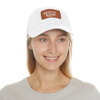 Quietly Iconic Rustic Hat with Leather Patch – Minimalist Statement Cap - Modestly Vogue 