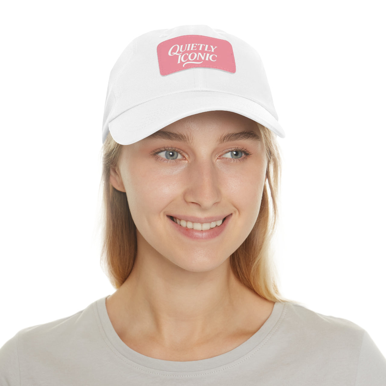Quietly Iconic Rustic Hat with Leather Patch – Minimalist Statement Cap - Modestly Vogue 