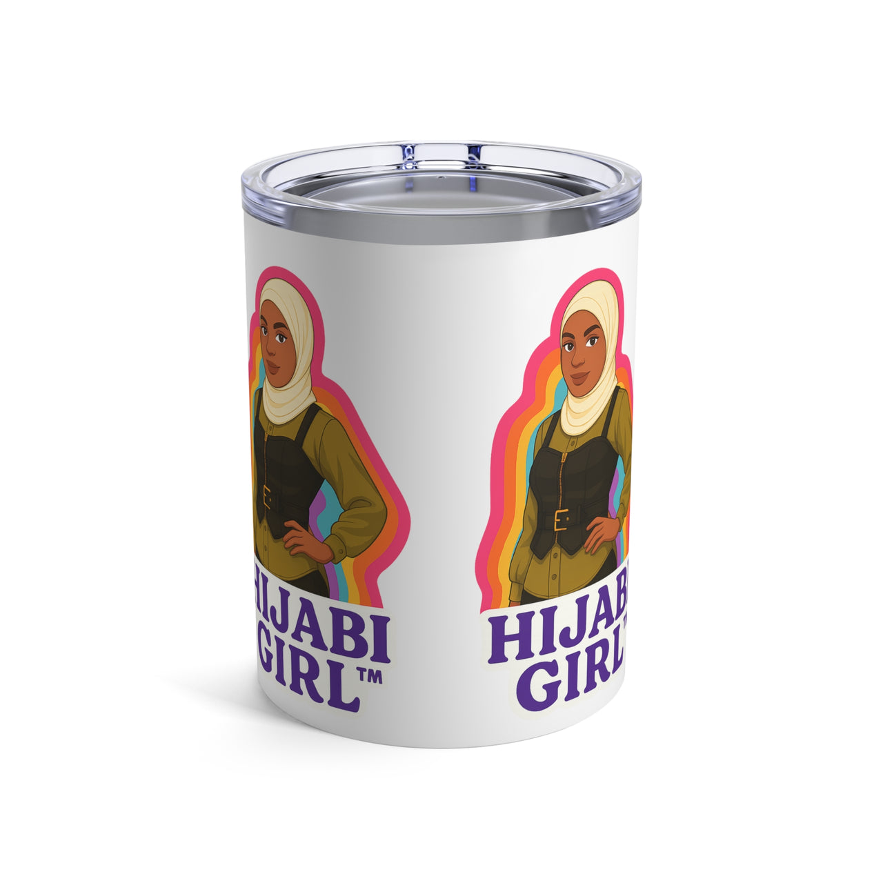 Cute Hijabi Girl™ Tumbler – 10oz Insulated Travel Mug - Modestly Vogue 