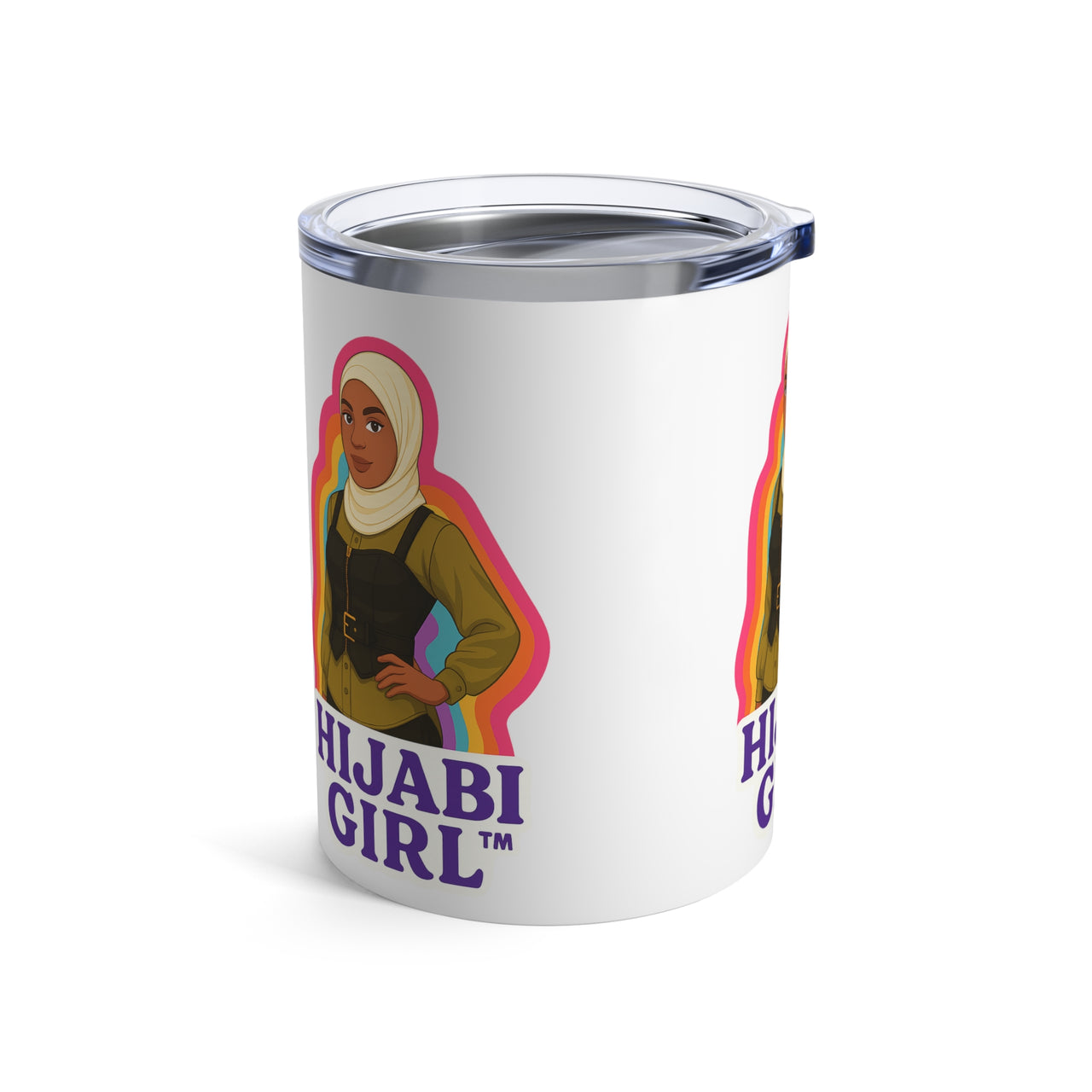 Cute Hijabi Girl™ Tumbler – 10oz Insulated Travel Mug - Modestly Vogue 